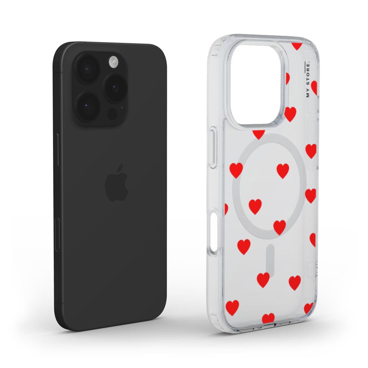 Heart MagSafe Clear Case