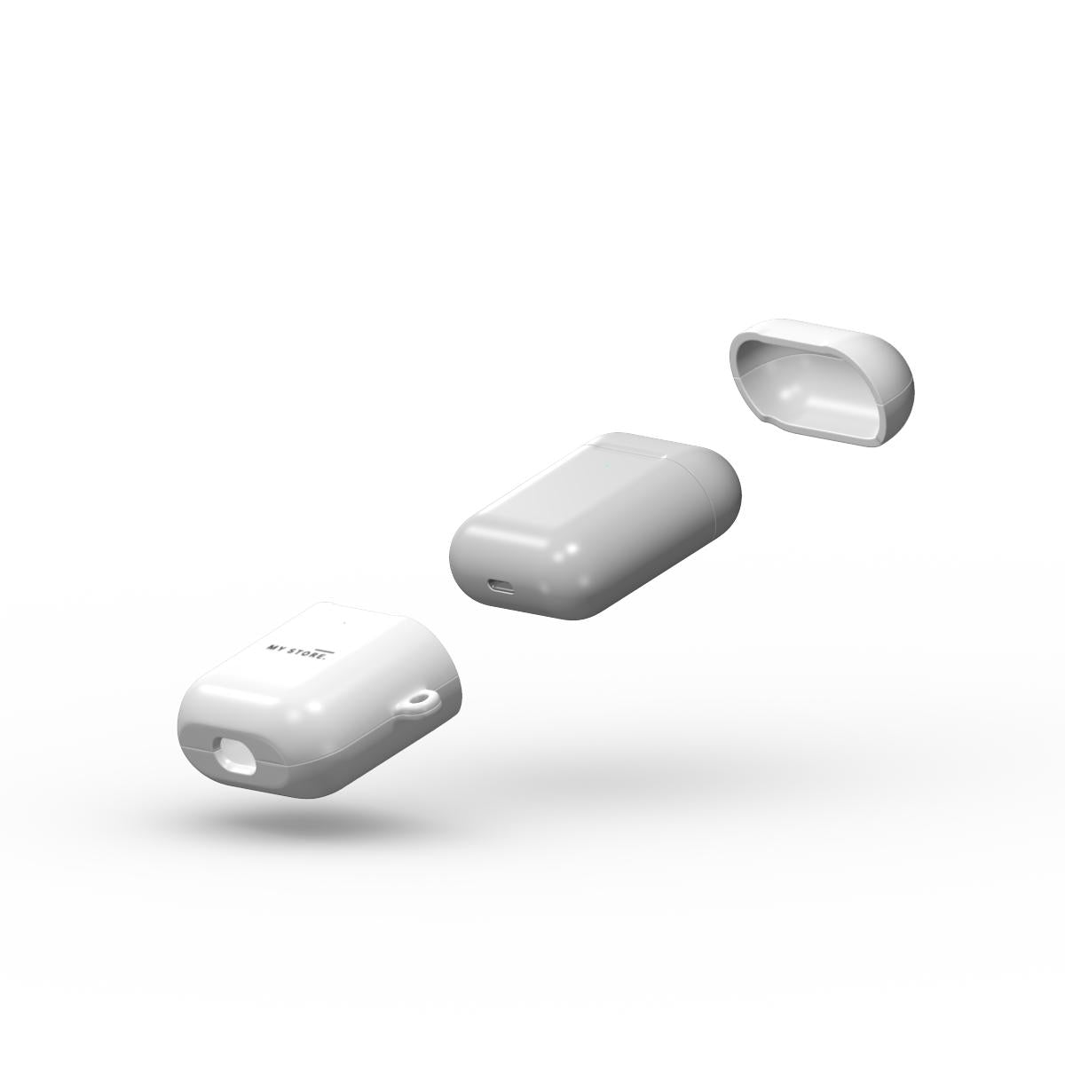 Gentle Grey Apple AirPods 1 / 2 Tough Case