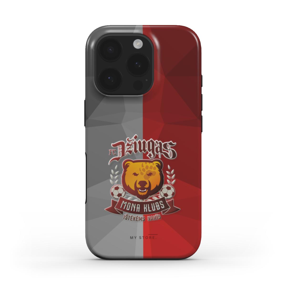 Pilkas - Raudonas Tough Case